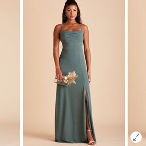 Birdy Grey Ash Dress in Sea Glass NWT Sz Large Bridesmaid Dress Sleeveless